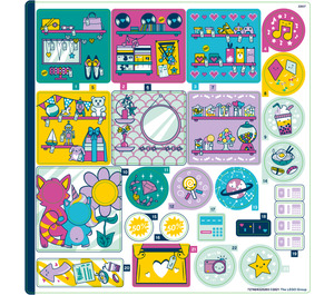 LEGO Sticker Sheet for Set 41450 (72760)