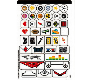 LEGO Sticker Sheet for Set 41597 (38806)