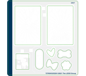 레고 Sticker Sheet for Set 41664 (72765)