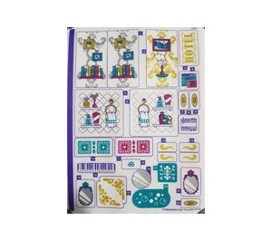 LEGO Sticker Sheet for Set 41684 (77538)