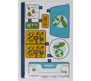 LEGO Sticker Sheet for Set 41707 (84126)