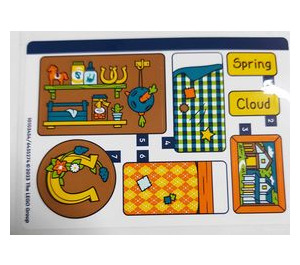 LEGO Sticker Sheet for Set 41745 (103454)