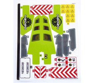 LEGO Autocollant Sheet for Set 42080 (37747)