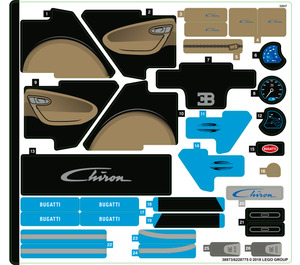 LEGO Sticker Sheet for Set 42083 (38973)