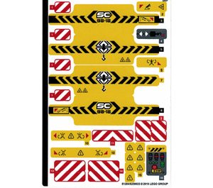 LEGO Sticker Sheet for Set 42097 (51284)