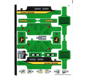 LEGO Sticker Sheet for Set 42157 (10101059)