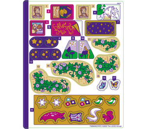 LEGO Sticker Sheet for Set 43187 (75264)