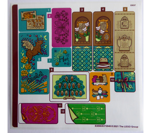 LEGO Sticker Sheet for Set 43202