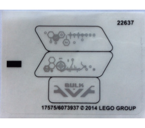 LEGO Aufkleber Sheet for Set 44025 (17575)