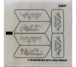 LEGO Sticker Sheet for Set 44028 (17787)