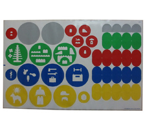 LEGO Sticker Sheet for Set 45100 (13101)