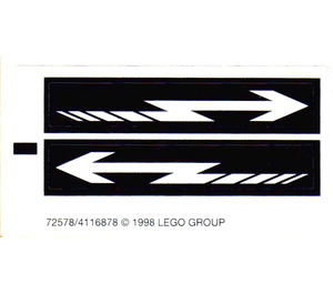 LEGO Autocollant Sheet for Set 4533 (72578)