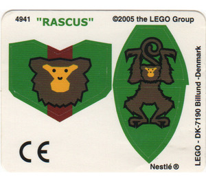 LEGO Autocollant Sheet for Set 4941