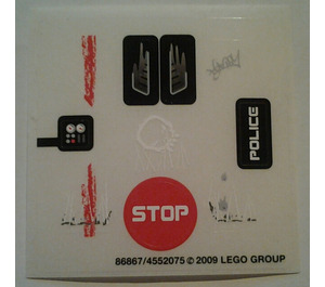 LEGO Sticker Sheet for Set 5970 (86867)