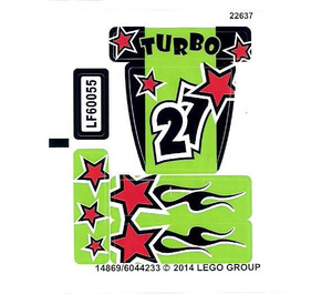 LEGO Sticker Sheet for Set 60055 (14869)