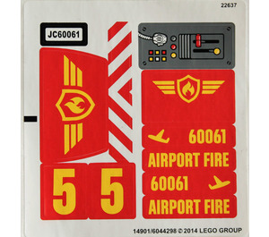LEGO Sticker Sheet for Set 60061 (14901)