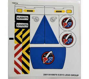 LEGO Autocollant Sheet for Set 60079 (20810 / 20811)