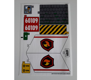 LEGO Sticker Sheet for Set 60109 (24511)