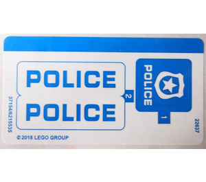 LEGO Sticker Sheet for Set 60176 (37154)