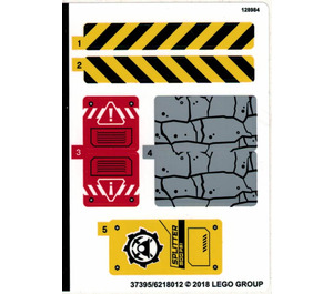 LEGO Sticker Sheet for Set 60185 (37395)
