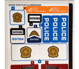 레고 Sticker Sheet for Set 60209 (44505)