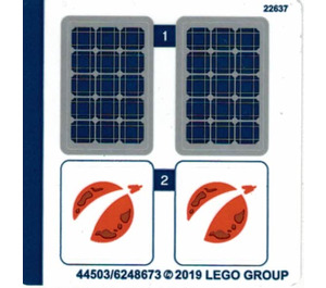 LEGO Sticker Sheet for Set 60224 (44503)