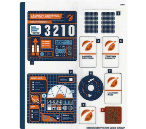 LEGO Sticker Sheet for Set 60228 (58008)