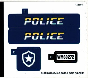 LEGO Sticker Sheet for Set 60272 (68385)