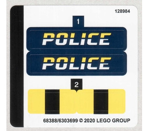 LEGO Sticker Sheet for Set 60274 (68388)