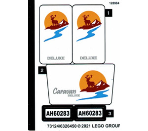 LEGO Sticker Sheet for Set 60283 (73124)