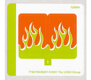 LEGO Aufkleber Sheet for Set 60299 (77827)