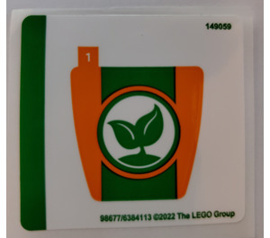 LEGO Sticker Sheet for Set 60326 (98677)