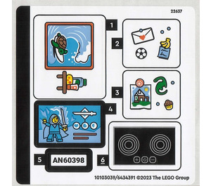 LEGO Sticker Sheet for Set 60398 (10103039)