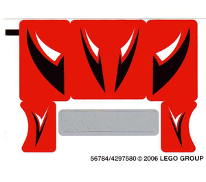 LEGO Sticker Sheet for Set 6111 (56784)