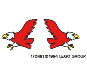 LEGO Autocollant Sheet for Set 6331