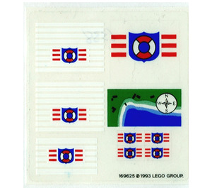 LEGO Autocollant Sheet for Set 6338