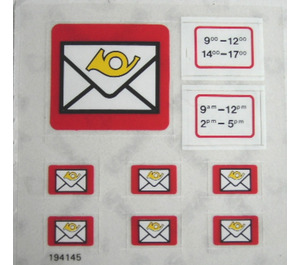 LEGO Sticker Sheet for Set 6362