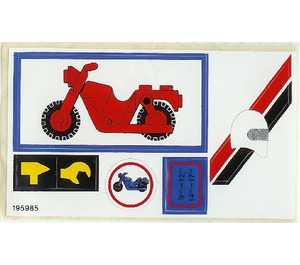 LEGO Sticker Sheet for Set 6373