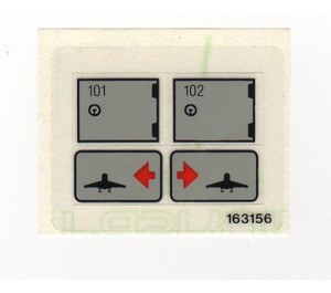 LEGO Sticker Sheet for Set 6396