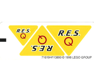 LEGO Sticker Sheet for Set 6445 (71619)