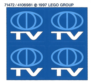 LEGO Sticker Sheet for Set 6553 (71472)