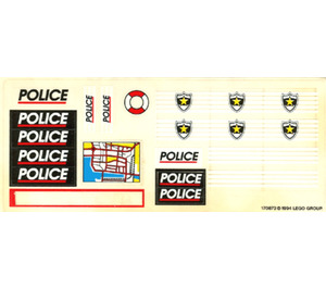LEGO Sticker Sheet for Set 6598