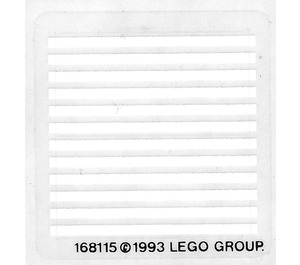 LEGO Sticker Sheet for Set 6666 (168115)