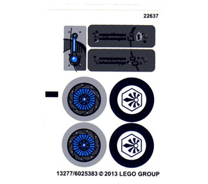LEGO Autocollant Sheet for Set 70003 (13277)