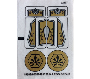 LEGO Aufkleber Sheet for Set 70123 (15682)