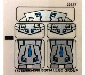 LEGO Sticker Sheet for Set 70125 (15756)