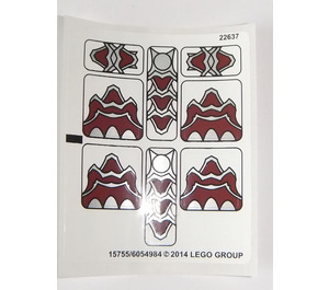 LEGO Sticker Sheet for Set 70127 (15755)