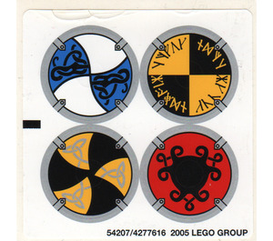 LEGO Sticker Sheet for Set 7016 / 7019 (54207)