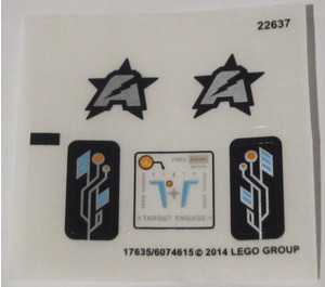 LEGO Autocollant Sheet for Set 70162 (17635)