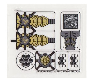 LEGO Sticker Sheet for Set 70225 (21325)